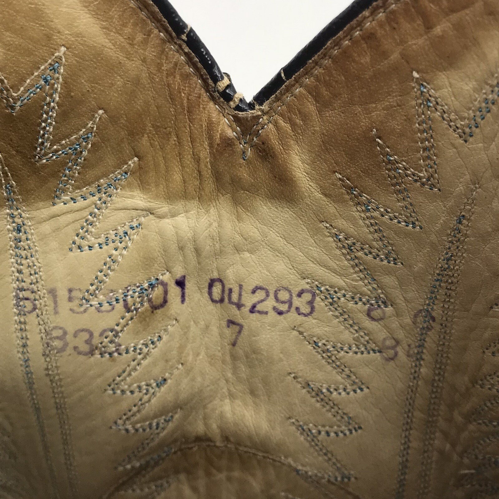 Vintage Dan Post Gray Python Snake Skin Exotic Co… - image 11