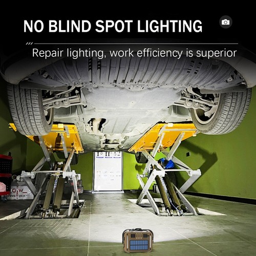 3500W LED Arbeitsleuchte Akku Aufladbar Werkstattlampe Baustrahler Flutlicht DHL - Bild 29 von 63