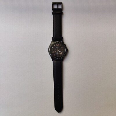 Orient Women's Quartz Three-eye Multi-functional Leather Strap