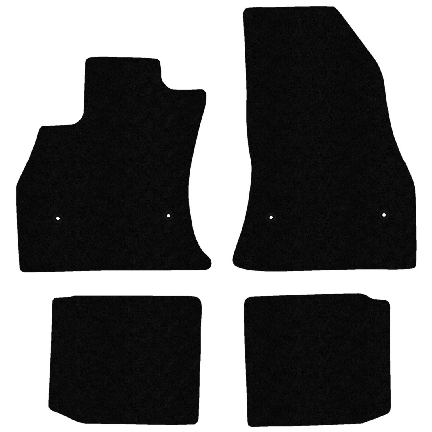 Tapis de sol Fiat 500L moquette rouge velours pour protéger et habiller l'auto