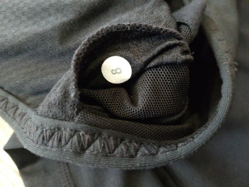 Lululemon Damen schwarz Spaghettiträger Racerback gepolstert BH Tank Top Größe 8 - Bild 10 von 10