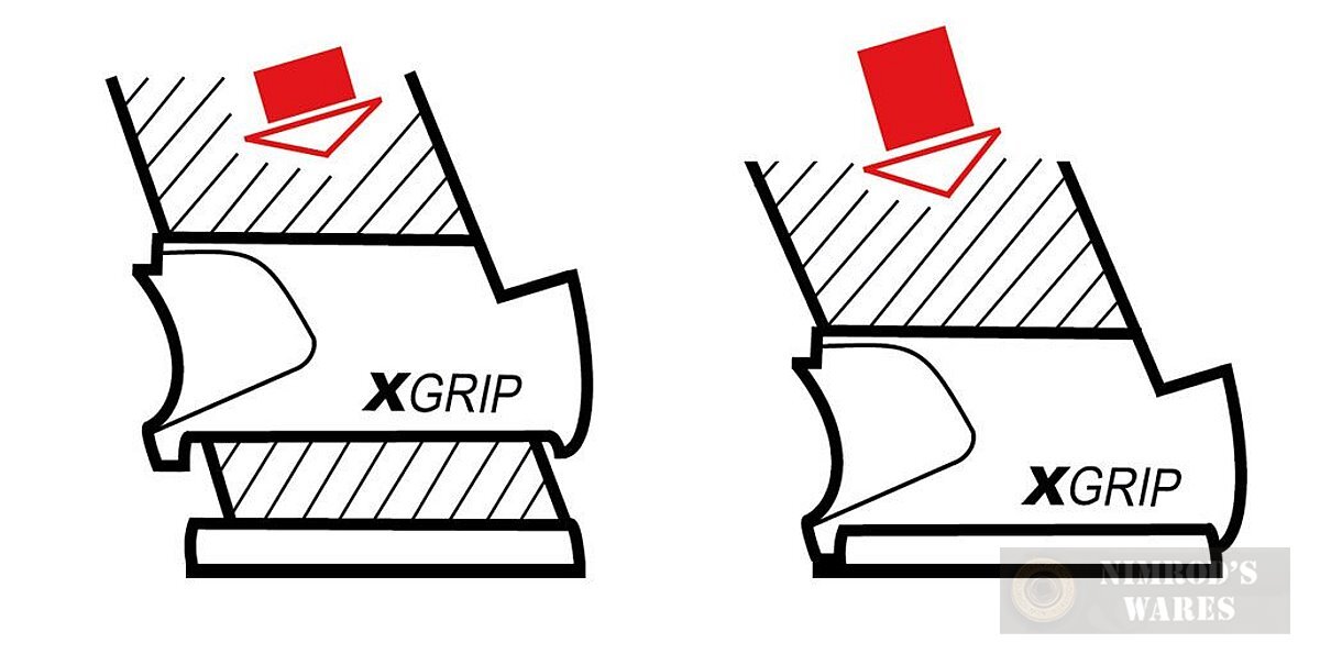 ETS Glock 43 9mm 9-Round MAGAZINE Carbon SMOKE + X-GRIP SMK-GLK-43-9 GL43-9