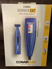 CONAIR Haircut Kit Easy To Use Combo Number Cut Hair Clipper Trimmer 13 Pc