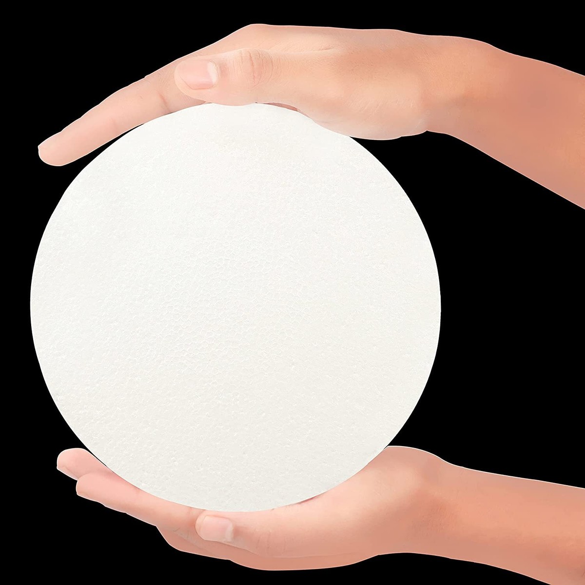 3 Inch Foam Circles 9-Pack - 2 Inch Thick Polystyrene Craft Circles For DIY Projects