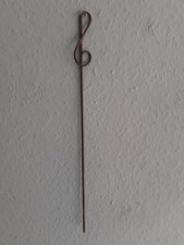 2x NOWE RĘCZNIE ROBIONE 22" (55cm) MUZYCZNE KLUCZE ROŚLINNE PRĘTY PODTRZYMUJĄCE W KOLORZE BRĄZOWYM - ŁADNE. 