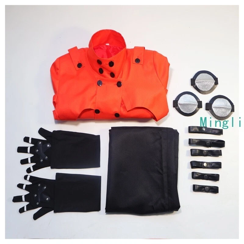 Anime Trigun Vash the Stampede Cosplay Costume Carnival Party Suit Halloween Red - Image 4 of 4