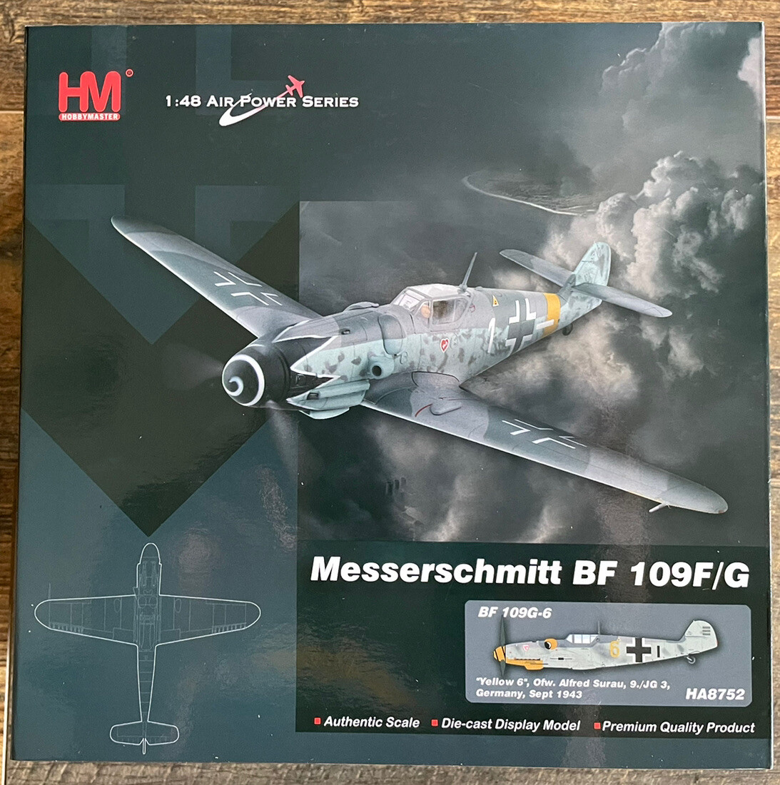 NEW HOBBY MASTER 1:48 scale MESSERSCHMITT BF 109G-6 