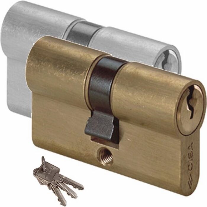 Cilindro da Infilare Sagomato Cisa 0G300 Misura 69 mm 27/43 mm Ottone