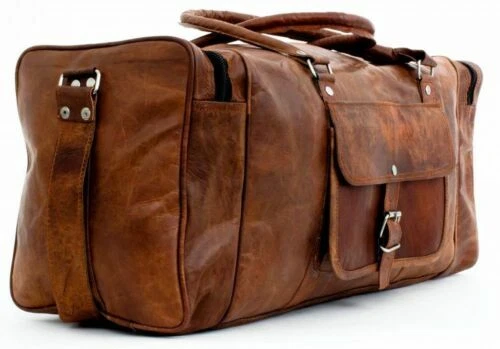 Leather Travel Holdalls Bags