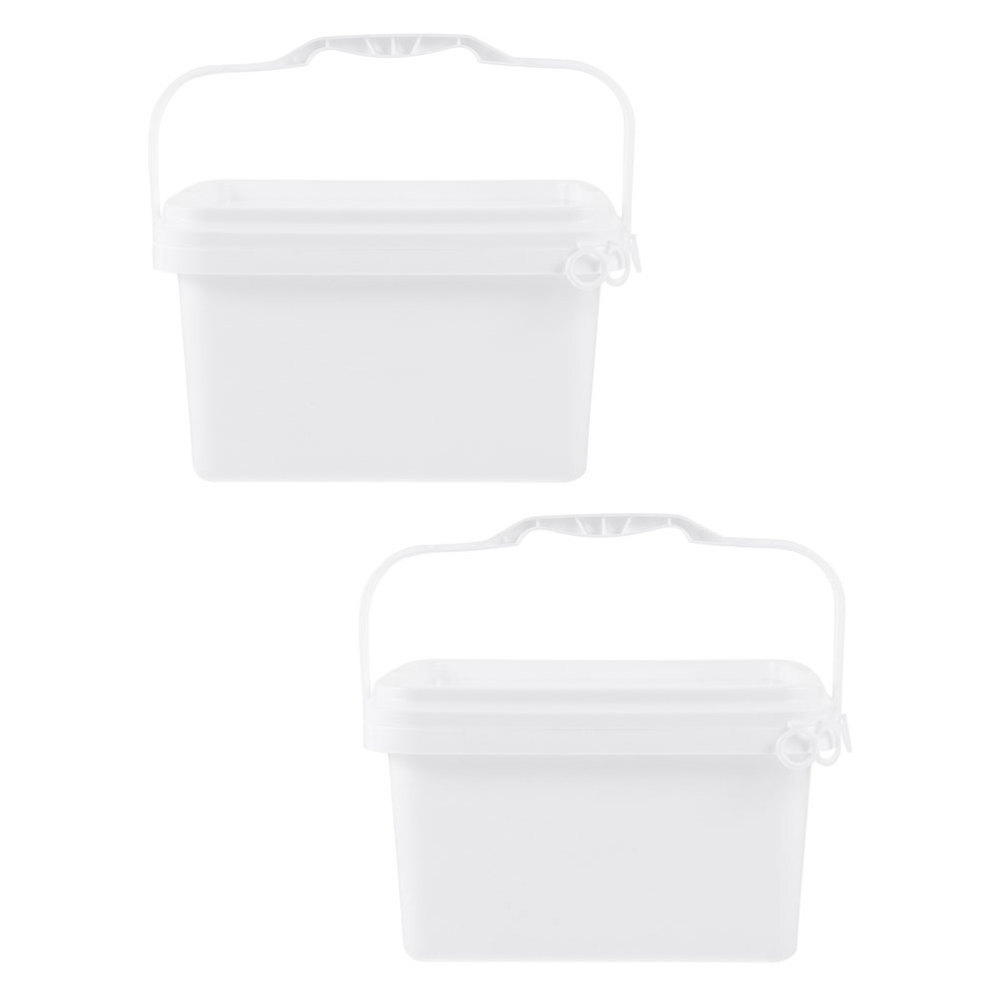 4 pcs Empty Paint Can with Lid Multipurpose Storage Bucket Portable