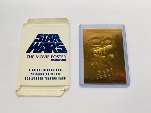 1996 Score Board 23 KT Gold Star Wars The Empire Strikes Back - Afbeelding 1 van 2