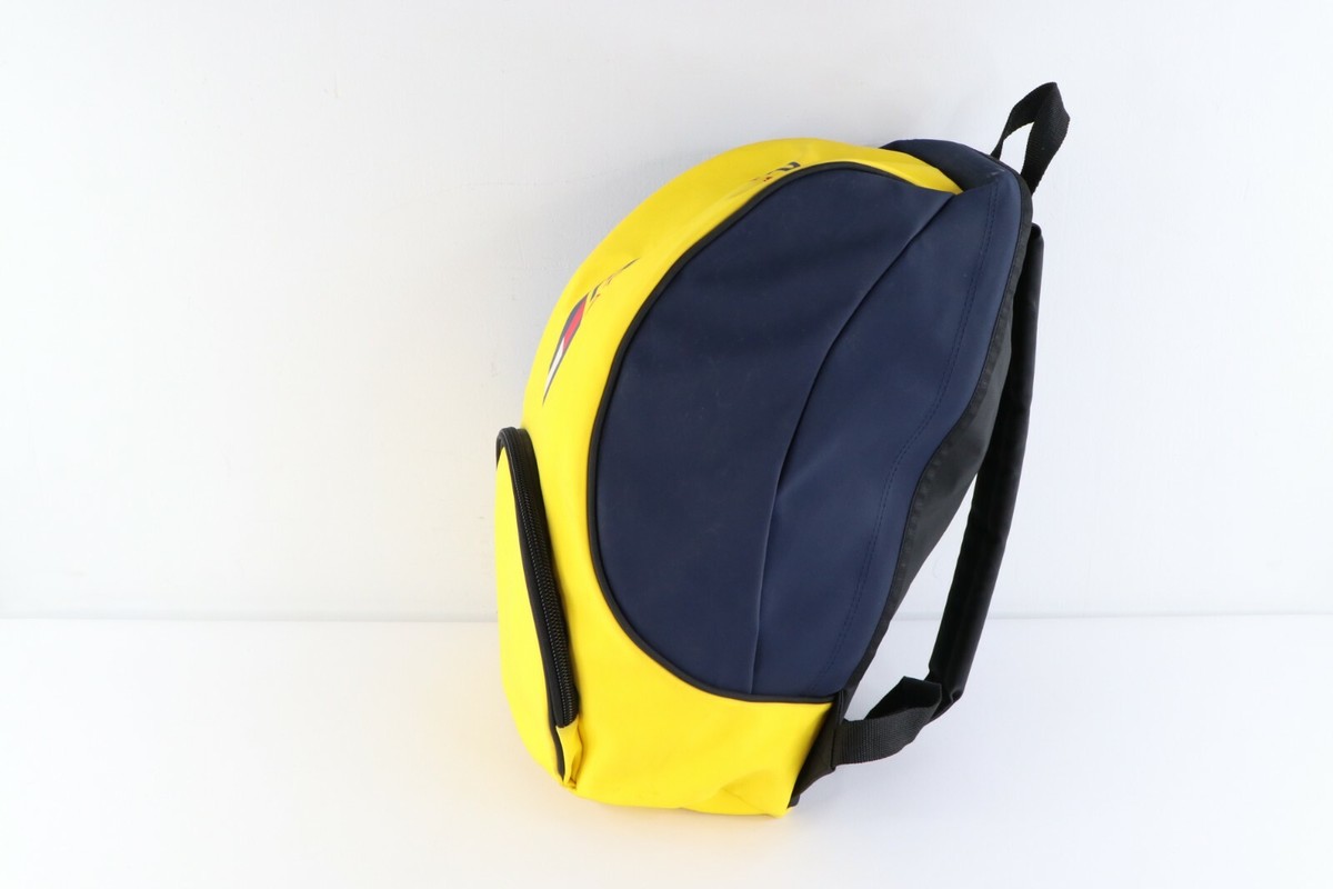 Tommy Hilfiger Drawstring Backpack Black and Yellow with Multicolored Straps YOS x FFF Backpack Year of Ours main image 3