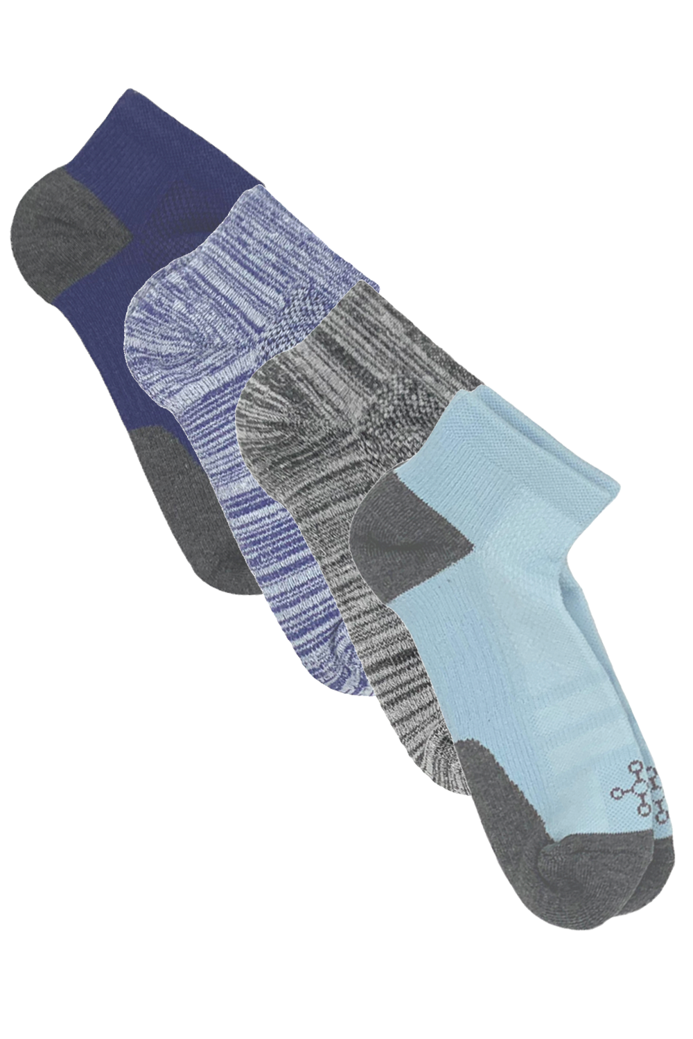 Tommie Copper Compression Ankle Socks w/ UltraGuard Blue Set of 4 eBay