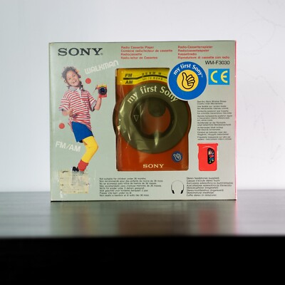 ソニー　my first sony WM-F3030 動作良好 Walkman SONY - Radio Cassette Player MY FIRST SONY - WM-F3030