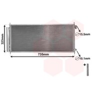 VAN Wezel Kondensator Klimaanlage FüR Honda Jazz II Gd_ GE3 GE2 1.3 Idsi GD
