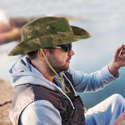 Camouflage Fishing Hat Sunshade Sun 
