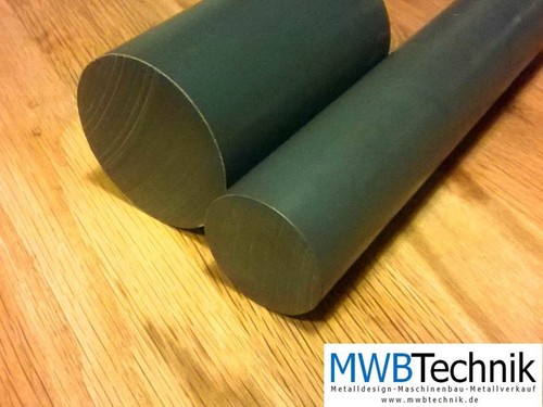 PVC Rundstab Rot 70mm Durchmesser - Kunststoffstab Auf Zuschnitt 25-2000mm