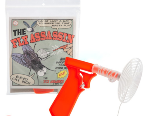 Fly Assassin Gun Fly Swatter  Gun Aim & Fire At Insects Mosquitos Ants Spider - Picture 1 of 6