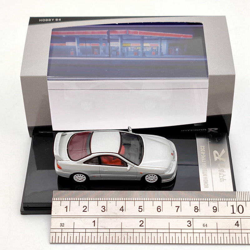 ミニカー INNO64 HONDA INTEGRA TYPE-R DC2 1/64 1:64 inno64 x Pop race Honda Integra DC2 Type R Matt Black