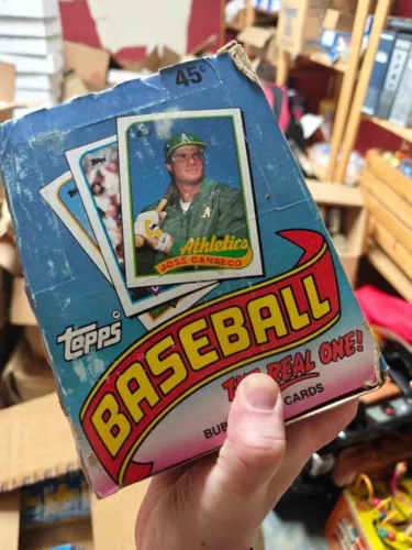 ⚾ 1989 Topps Baseball Box Biggio Smoltz Randy Johnnson RC HOF #1
