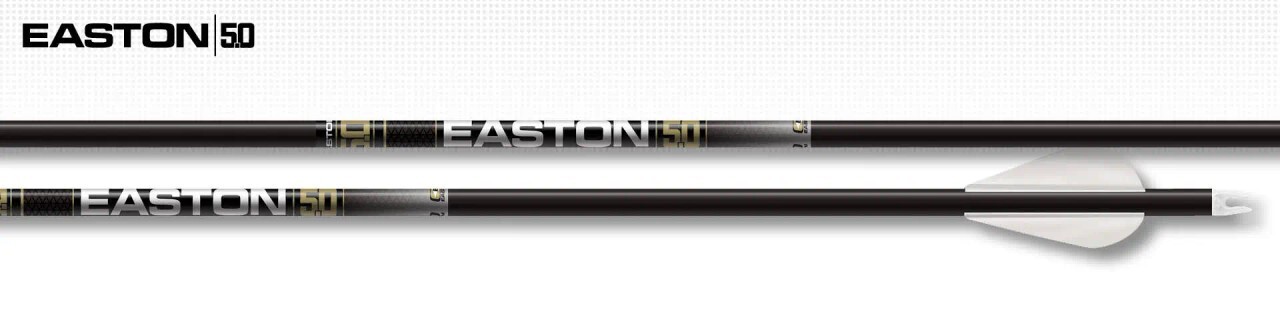 Easton 5.0  250 Spine W/ Halfout 2" vanes