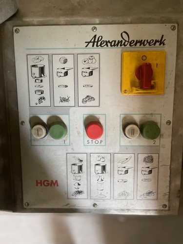 Alexanderwerk HGM Maschine+ viele Messerscheiben - Bild 2 von 24