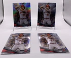 2022 Bowman's Best Mike Trout Refractor Parallel and Three Base Cards Angels