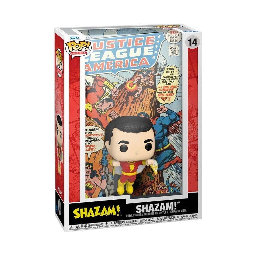 POP COMIC COVERS DC SHAZAM 3.75"" POP VINYL FIGURE FUNKO IN STOCK 14