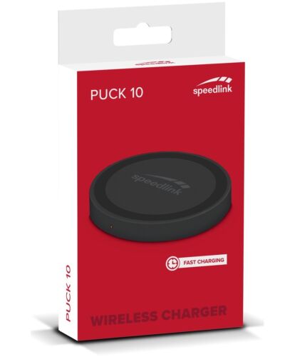 Speedlink PUCK Wireless Charger Ladegerät 10W Kabellos Induktive Ladestation - Bild 1 von 5