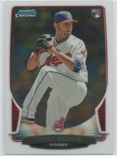 2013 Bowman Chrome Draft #11 Danny Salazar CLEVELAND INDIANS Rookie Card 2