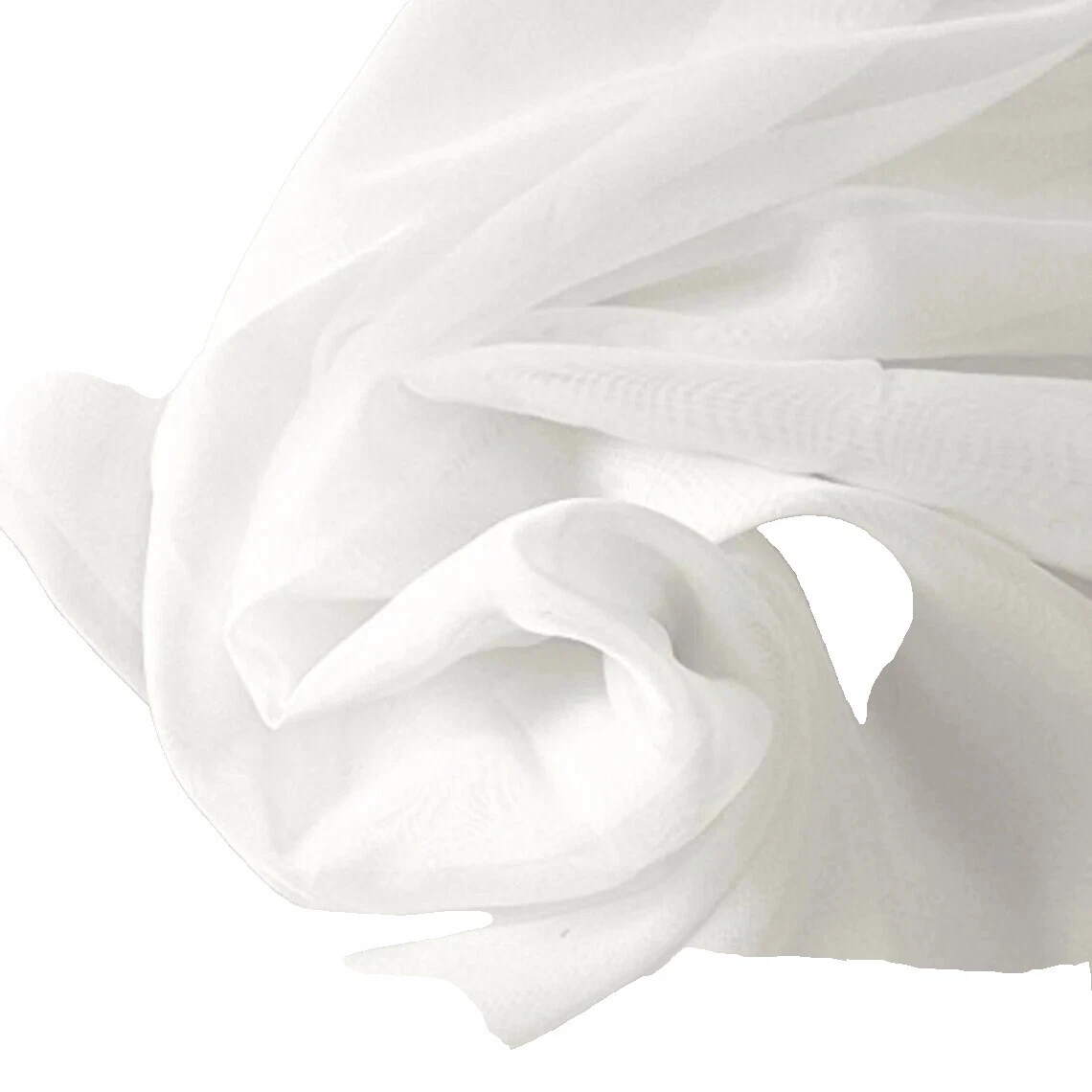 Crafts White Sheer Craft Fabrics