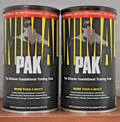 Universal Nutrition Animal Pak 44 ct. Bodybuilding Multi-Vitamin Choose Quantity