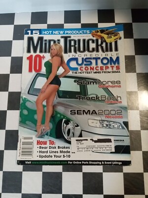 MINI TRUCKIN MAGAZINE VINTAGE March 2003 VOLUME 17 #3 CUSTOM TRUCKS 