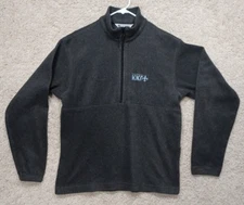 Columbia Jacket Mens Medium Gray Pullover Outdoor Steens Mountain Half Zip KKR