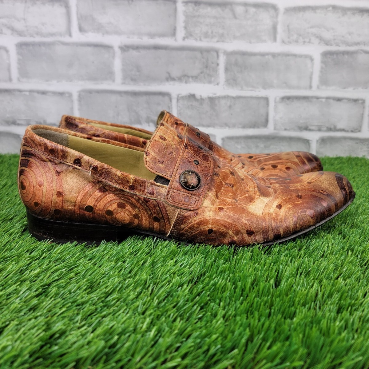 Area Forte Vero Cuoio Leather Shoes Size EU 41 US 8 Made In  display picture 2