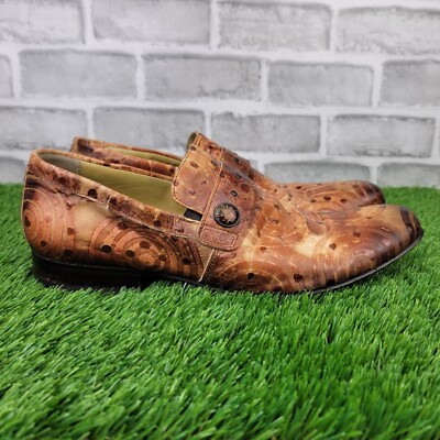 Area Forte Vero Cuoio Leather Shoes Size EU 41 US 8 Made In 