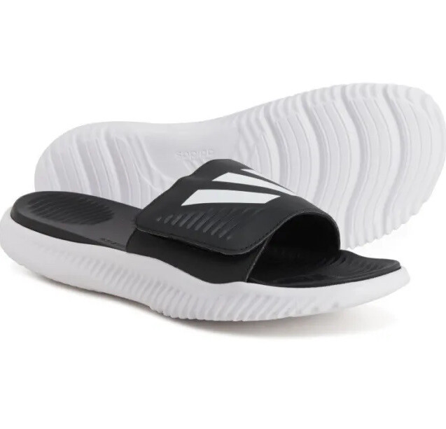 adidas Alphabounce Slide Sandals for Men, Size 8 - White/Core Black/White  for sale online | eBay