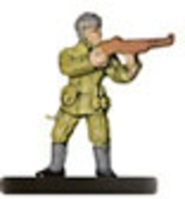 Axis & Allies miniatures 1x x1 PPSh-41 SMG Eastern Front 1941-1945 NM with card