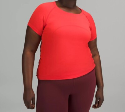NEW Women Lululemon Swiftly Tech Short Sleeve 2.0 Carnation