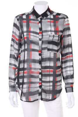 MANGO COLLECTION Shirt Blouse Checked S multicolor