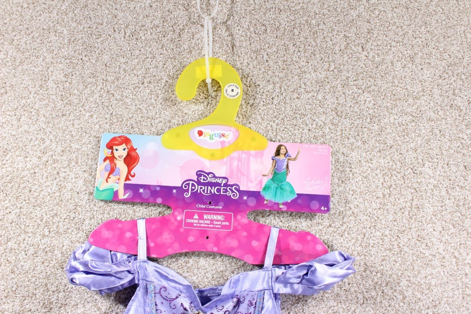 Nuevo Disfraz Ariel Clásico Disney Princesa Niño Talla Pequeña (4-6) Foto 2 de 4