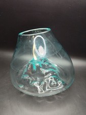 Molton Glass Terrarium Fish Bowl Art Glass Hand Made One Of A Kind No Base 70's