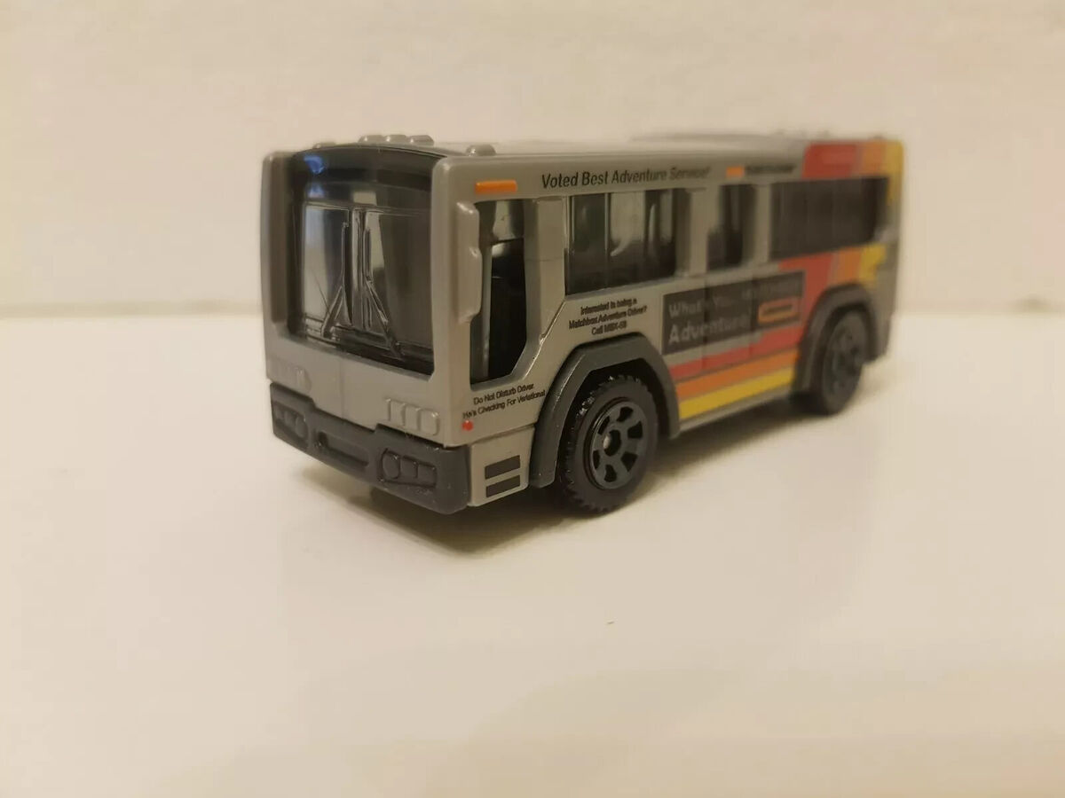 Matchbox - 1-100 - Unboxed - #22 City Bus - Silver-Grey, Red Matchbox - 1-100 - Unboxed - #22 City Bus - Silver-Grey, Red