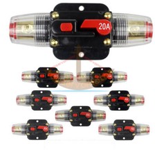 12V-24V DC HOME SOLAR SYSTEM WATERPROOF CIRCUIT BREAKER RESET FUSE INVERTER