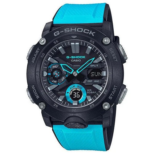G-Shock Digital & Analogue Watch Carbon Core Guard Series GA2000-1A2 / GA-200...