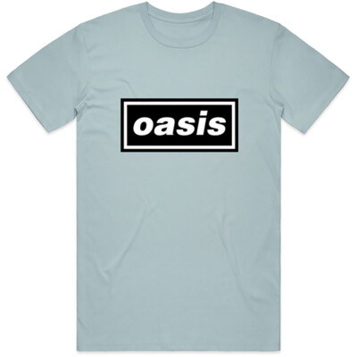 Oasis 'Classic Logo' (Blau) T-Shirt