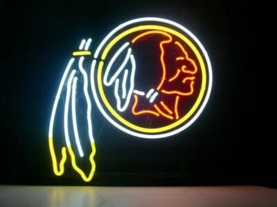 Washington Sport Team Neon Signs Bar Cave Artwork 17"