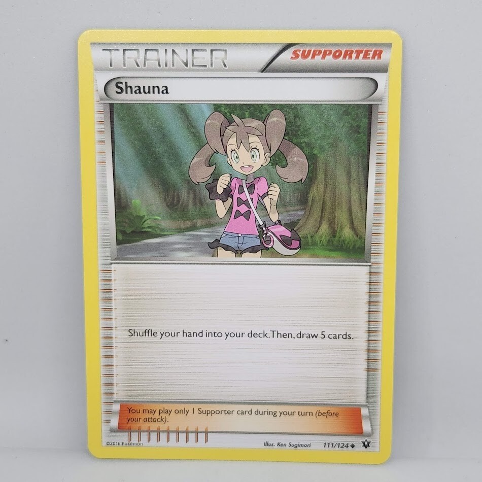 Pokemon Shauna 104/119 Phantom Forces Uncommon Trainer Supporter TCG Card