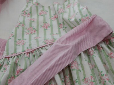 EUC Orient Expressed Girls size 5/5T Halter Rose Dress with Tie Waist EASTER Gor
