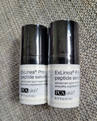 Set of 2 - PCA Skin ExLinea Pro Peptide Serum 5ml 0.17oz Travel BB 11/2024